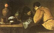 Diego Velazquez Two Men at a Table oil painting on canvas